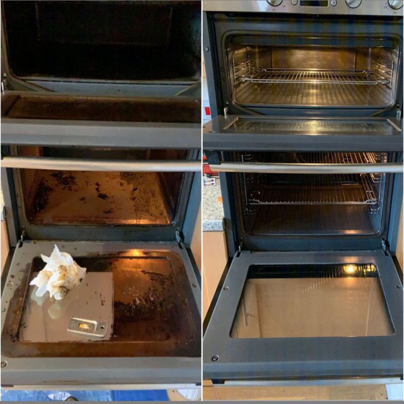 Deep oven cleaning service – removing stubborn grease